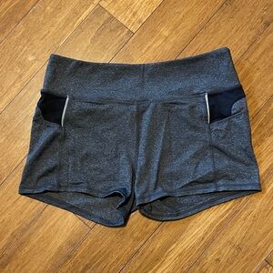 Kyodan Charcoal and Black Athletic Shorts